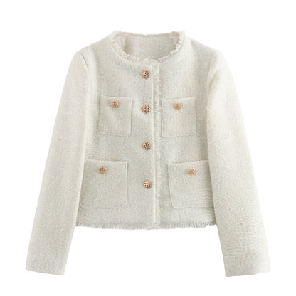 Nicky - Chic Female Tweed Jacket