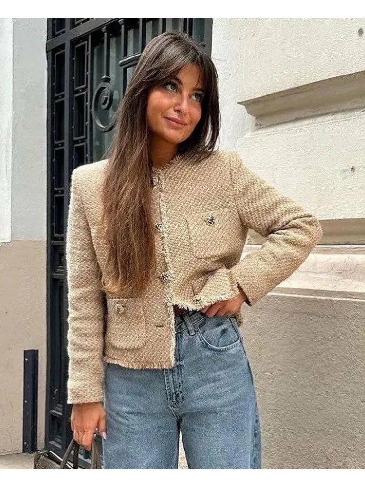 Nicky - Chic Female Tweed Jacket
