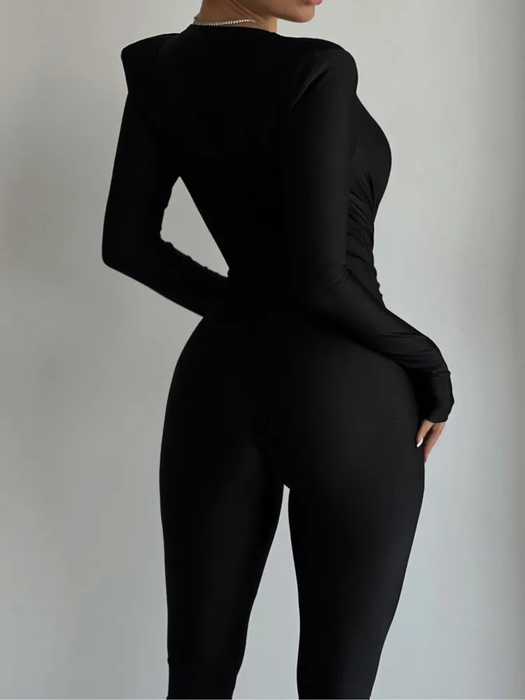 Jessica - Deep V Jumpsuit